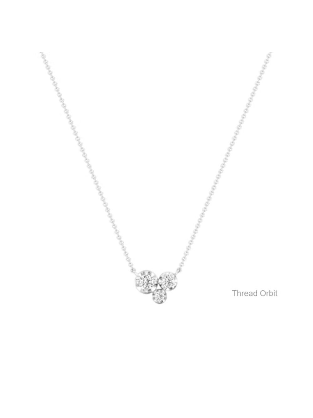 Lab-Grown Diamond Pendant Necklace Sterling Silver 14KT Gold Plated 0.25 CTTW